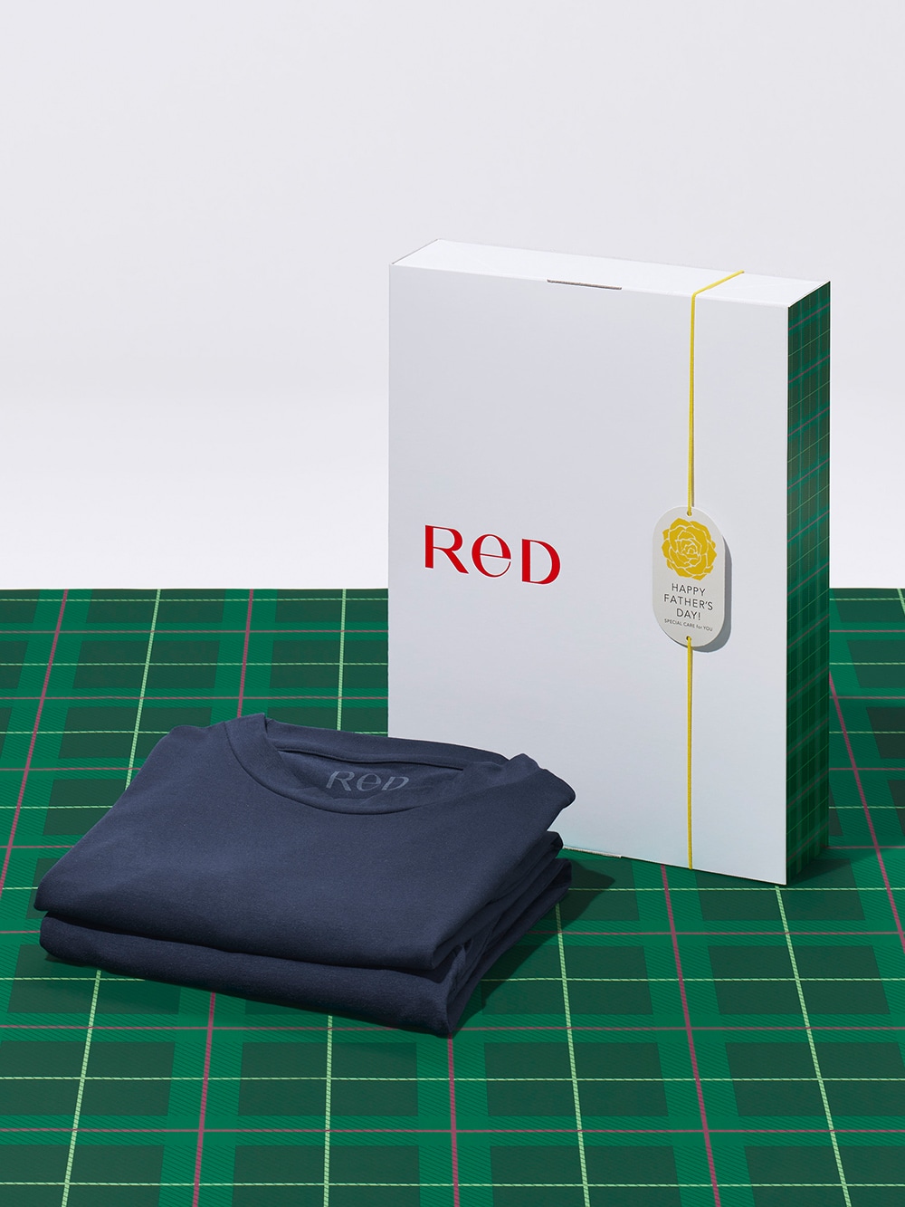 ReD ぐっすりパジャマ ベーシック プルオーバー長袖&ジョガーパンツ+父の日限定 ギフトボックスセット ネイビー M