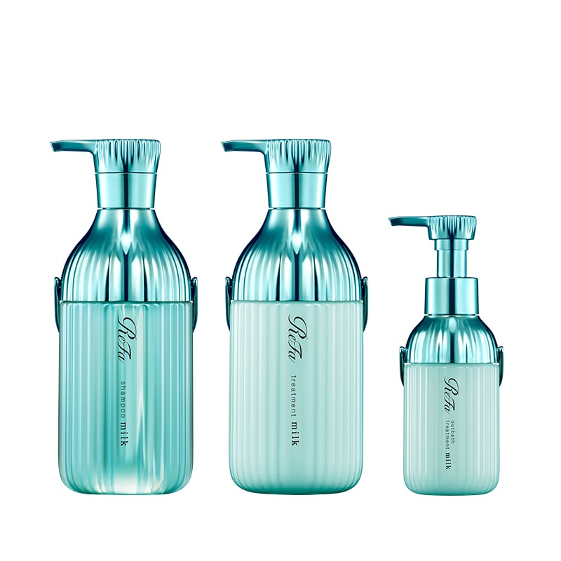 リファミルクプロテインシャンプーストレート 500mL & リファミルクプロテイントリートメントストレート 500g & リファミルクプロテインアウトバストリートメントストレート100g セット