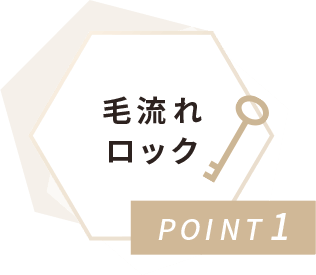 POINT1 毛流れロック