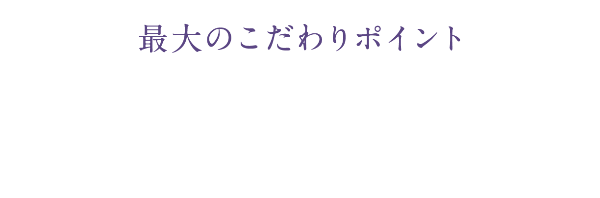 最大のこだわりポイント 相反発MELTLAST