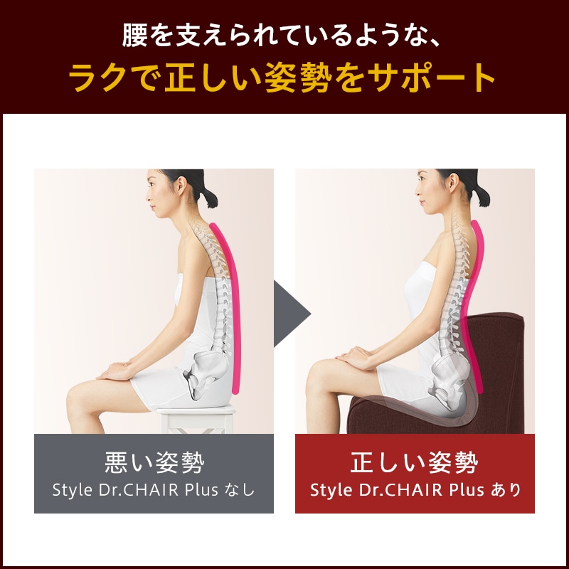 ✦20229月正規店にて購入MTG Dr.CHAIR Plus Style 姿勢サポート