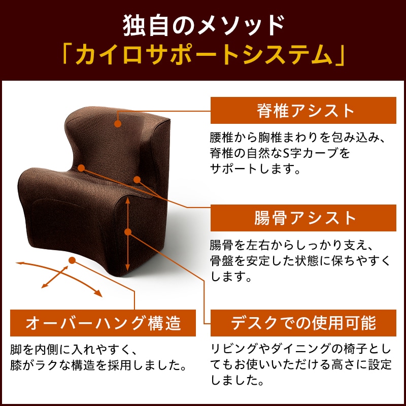 SALE高品質【最終価格】MTG スタイル ドクターチェア 座椅子 ブラウン 座椅子